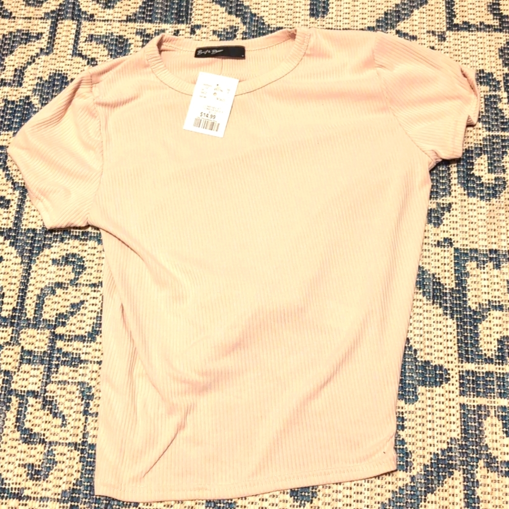 Light pink see through t shirt